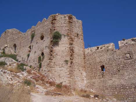Rhodos (resp. Rodos) - Zrúcaniny hradu Kritinia na západnom pobreží - 14