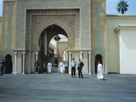 Maroko - Rabat - Vchod do Kráľovského paláca - 3