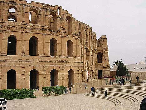 Tunisko - Koloseum v El Djem - 5