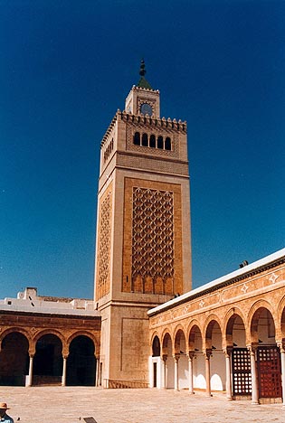 Tunisko - Médina - hlavná mešita - 7