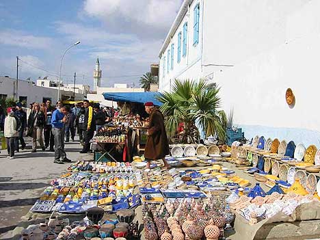 Tunisko - Trh v Nabeule - 13