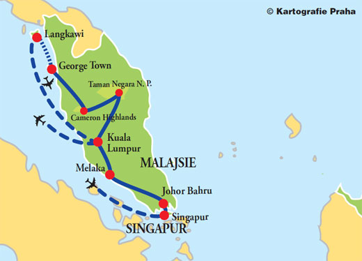Veľká cesta Singapurom a Malajziou - 1