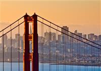Najznámejšie mestá USA - San Francisco - downtown a slávny most - 2