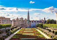 Brusel, hlavné mesto Belgicka a jeho krásny kvetinový koberec LETECKY - 3