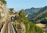 Medvedia tiesňava - najkrajšia tiesňava v Rakúsku a jazda Semmeringskou železničkou - 2