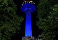 Nočná N Soul Tower na vrch hory Namsan.
foto: Martin ŠIMKO - BUBO