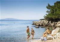 Chorvátsko - Ostrov Rab - Suha Punta - Eva Sunny hotel - pláž