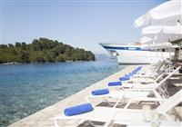 Hotel Odisej, ostrov Mljet, Chorvatsko - pláž