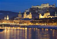 Salzburg - Advent na jazerách -pohľad na mesto