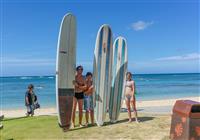 Kalifornia, Aloha Havaj! - Surfuje celá rodina. Máme tu inštruktorov, ktorí Vás naučia stáť na doske za 2 hodiny. foto: Ľuboš F - 4