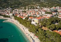 Chorvátsko - Baška Voda - hotel Noemia - pohľad na mesto
