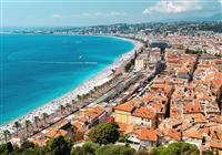 Provensálsko, Katalánsko a Andorra - Prvé výhľady a Nice ako na dlani. Z výhliadky pozorujeme Promenades des Anglais a mestský prístav. F - 2